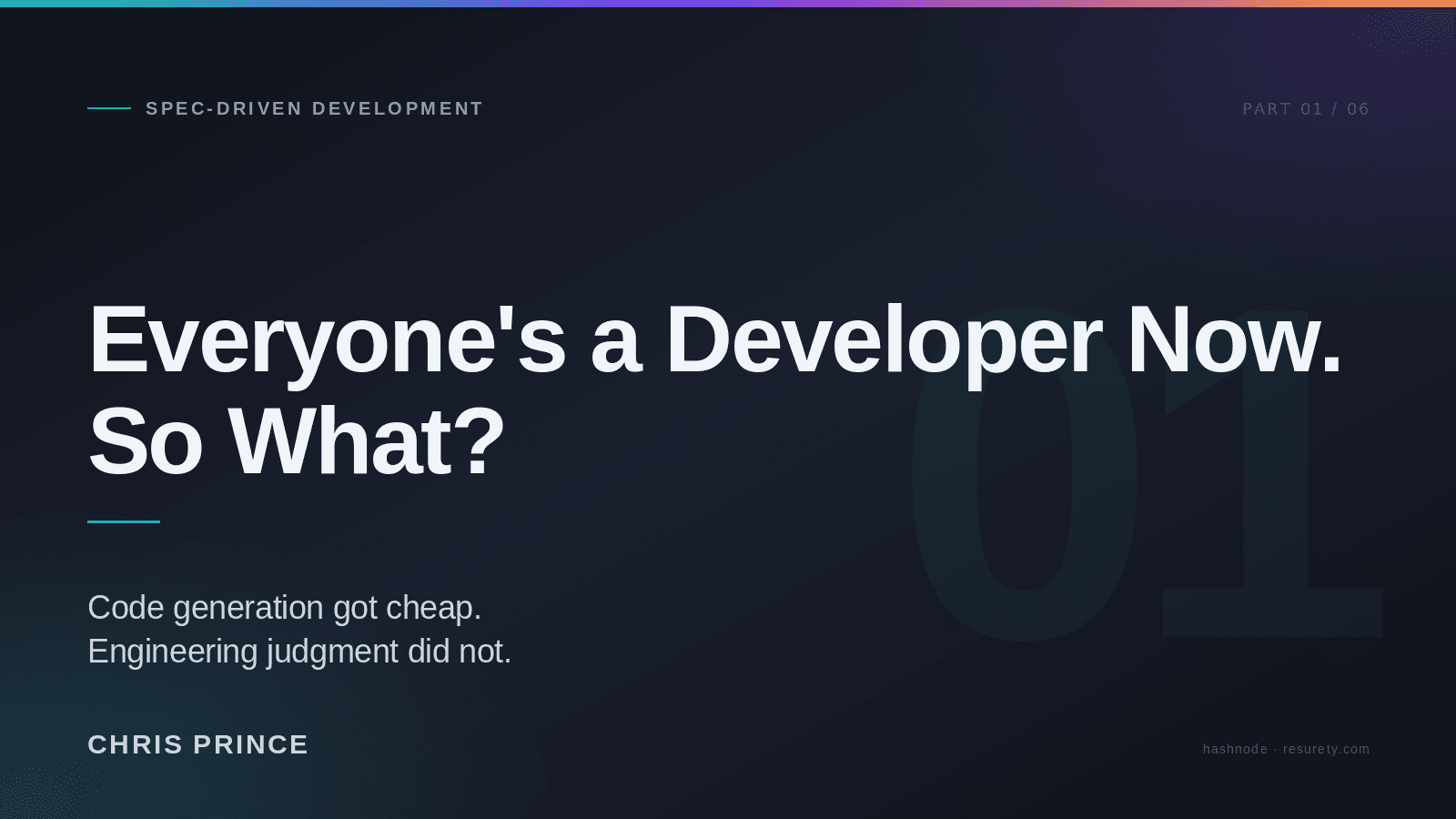 Everyone's a Developer Now — So What?